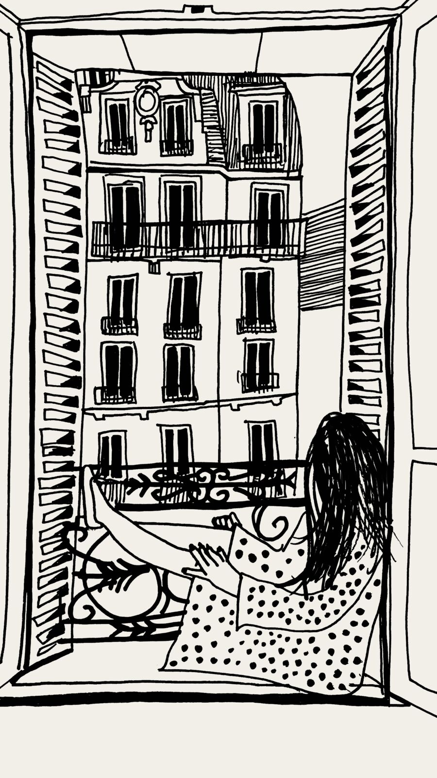 Paris balcony II